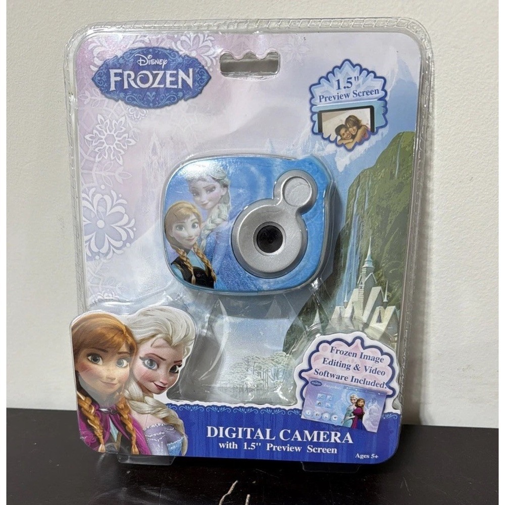 New in Box Disney Frozen 2.1mp Digital Camera with 1.5 Inch LCD Preview Screen